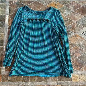 Girls Justice Long Sleeve Tunic Top